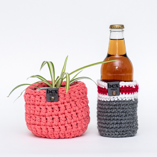Bex Design Co. Mini Basket & Drink Koozie