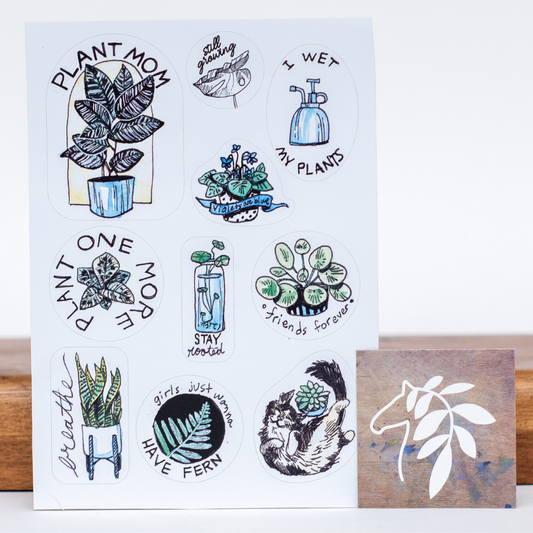 Plant Sticker Sheet